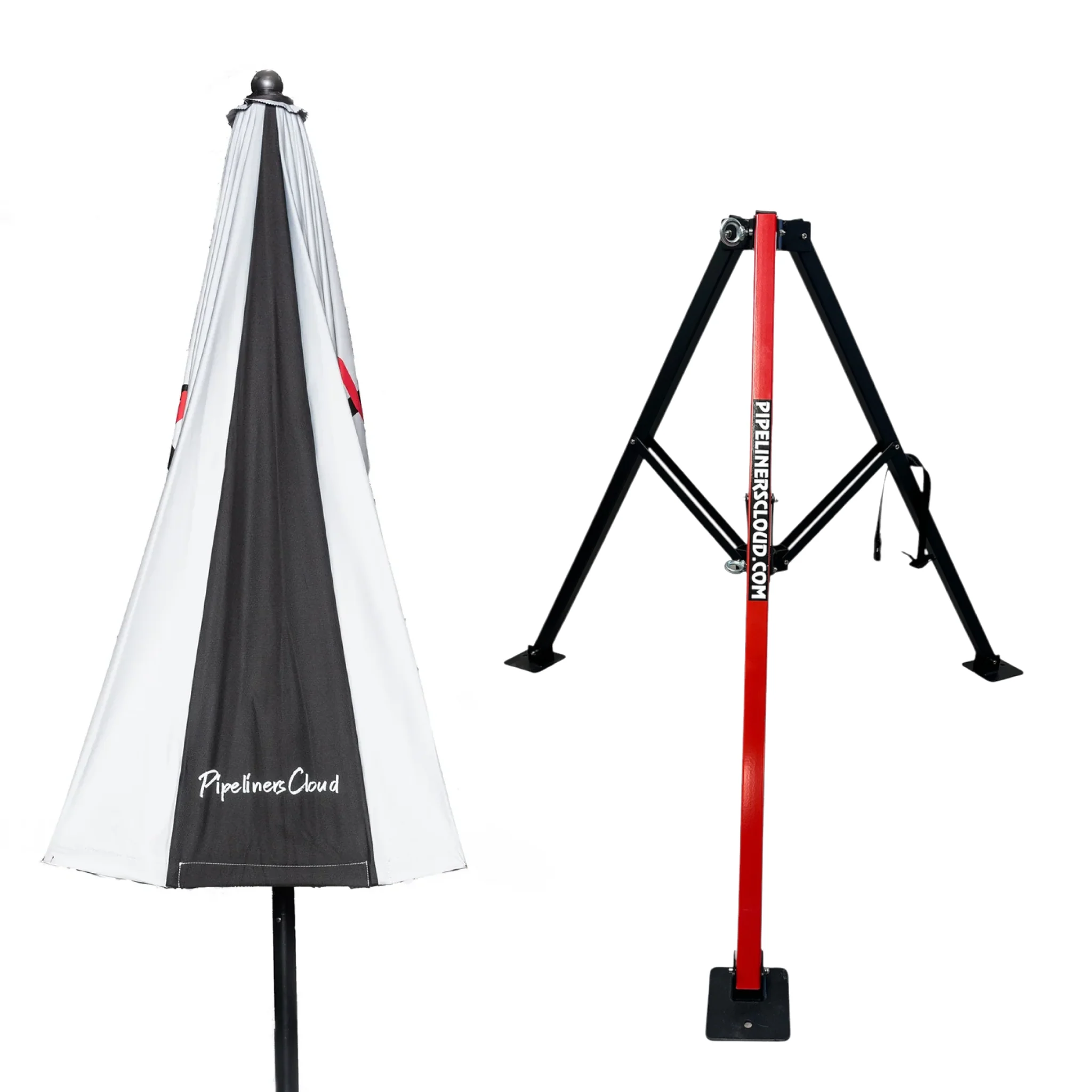 8' Umbrella & Tri-Pod Stand Set - Image 3