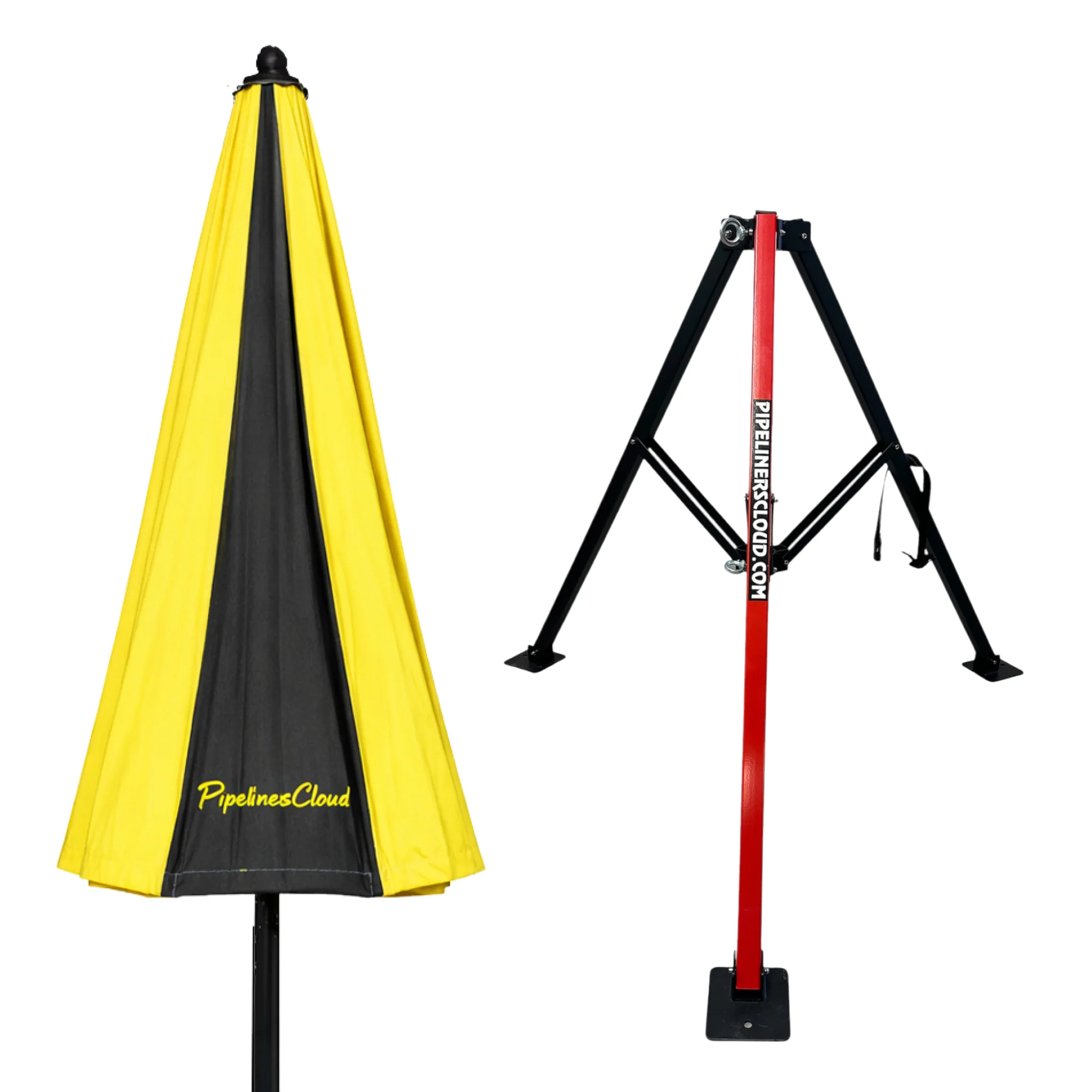 8' Umbrella & Tri-Pod Stand Set - Image 4