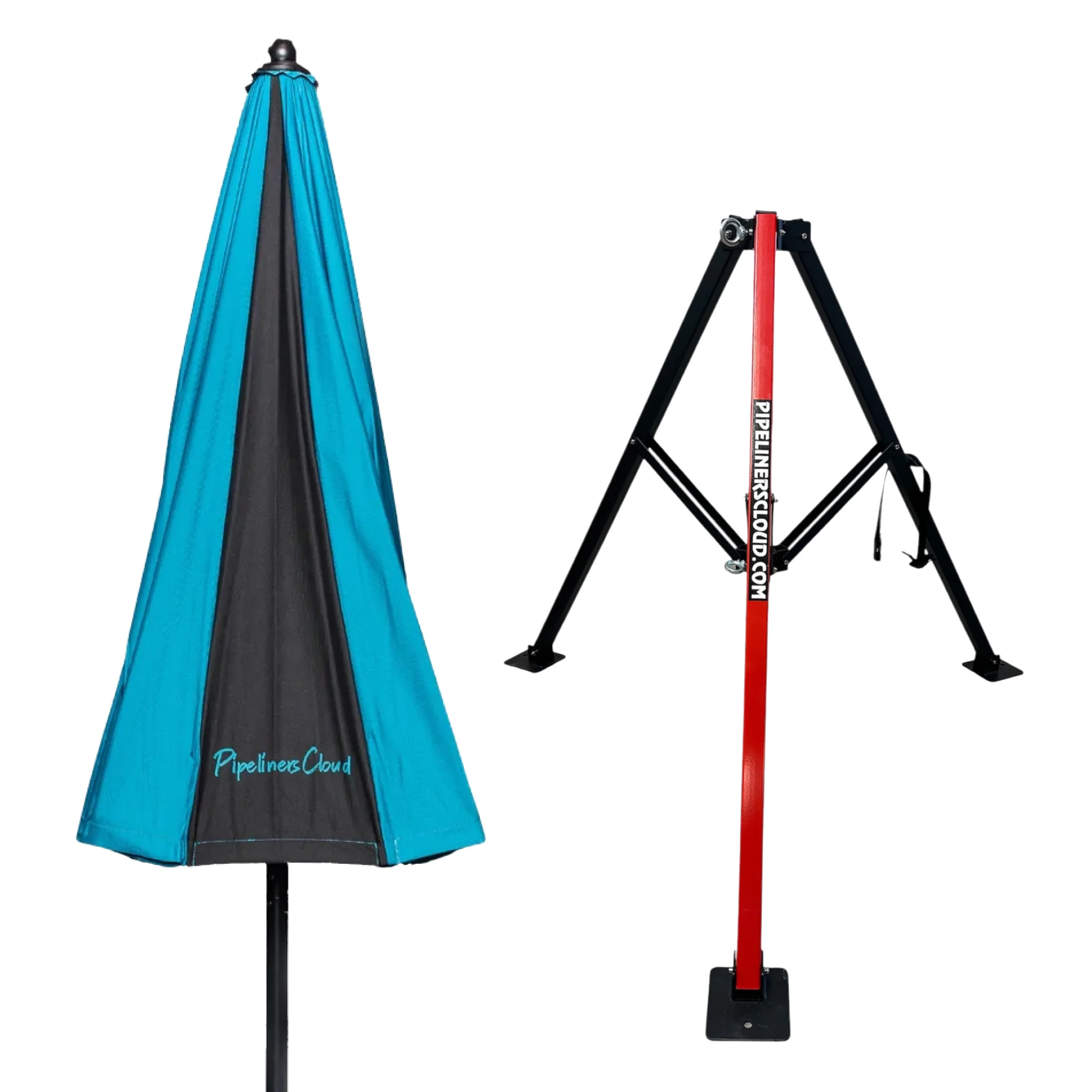8' Umbrella & Tri-Pod Stand Set - Image 7