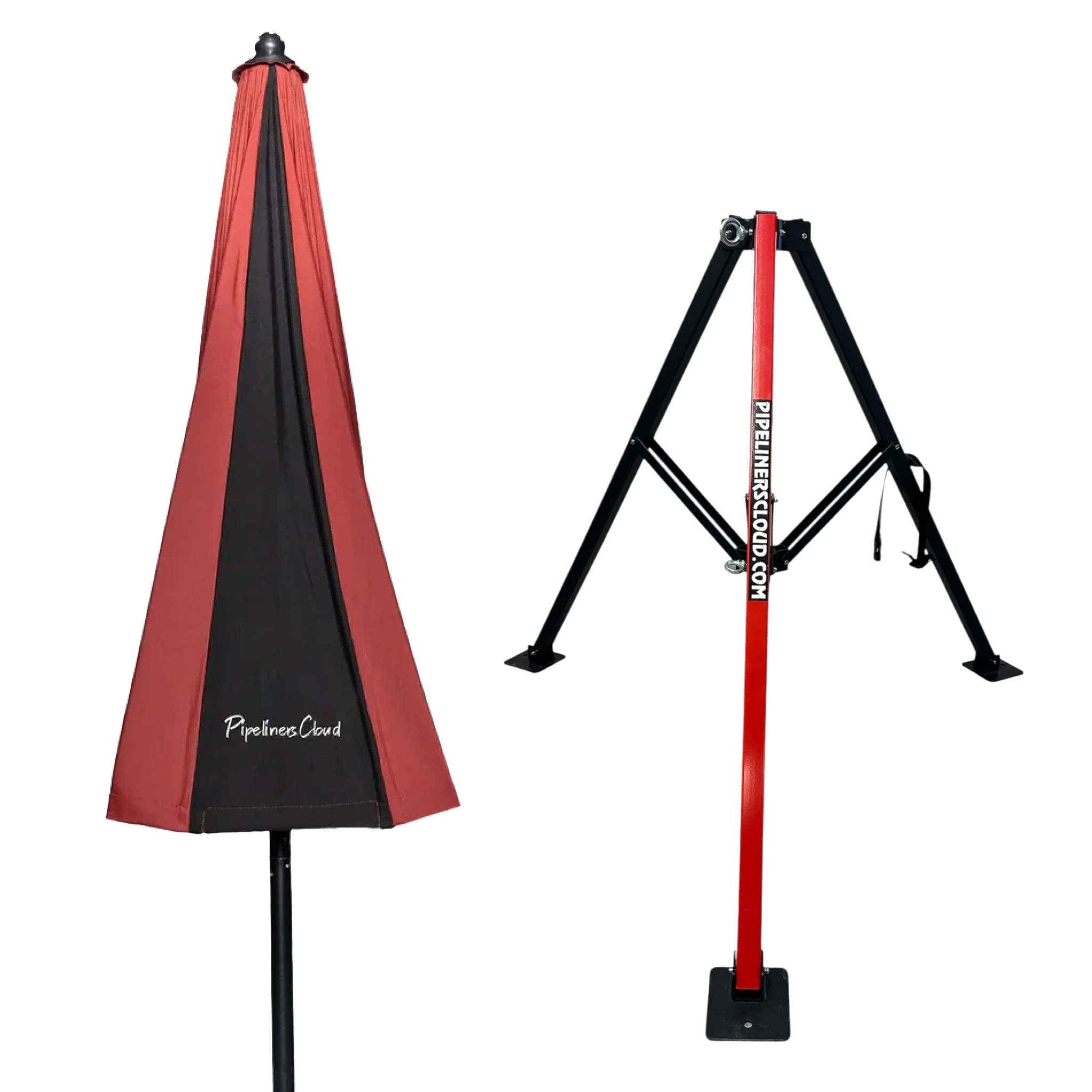 8' Umbrella & Tri-Pod Stand Set - Image 9