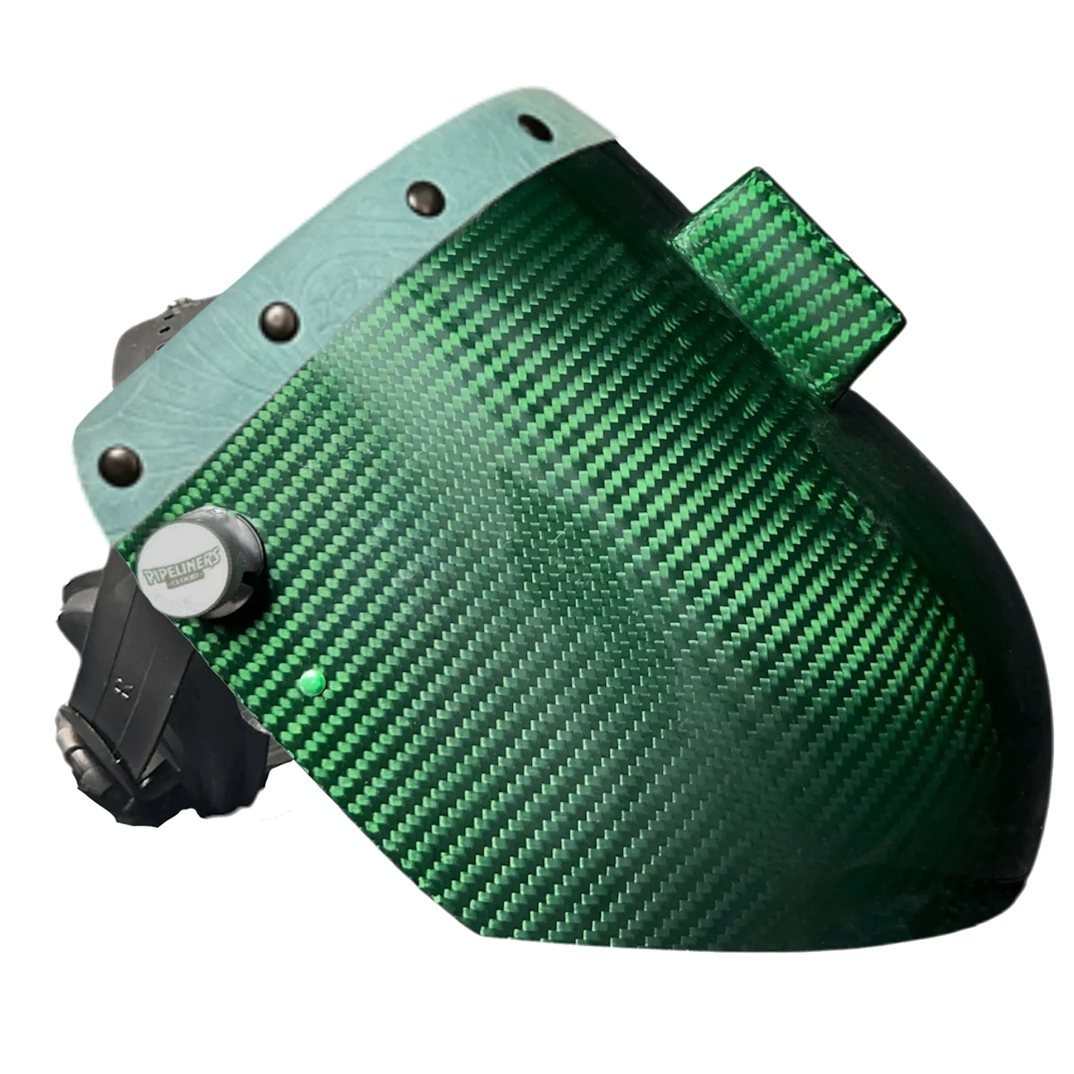 Candy Carbon Fiber Chopped Top Leather Welding Hood - Image 71