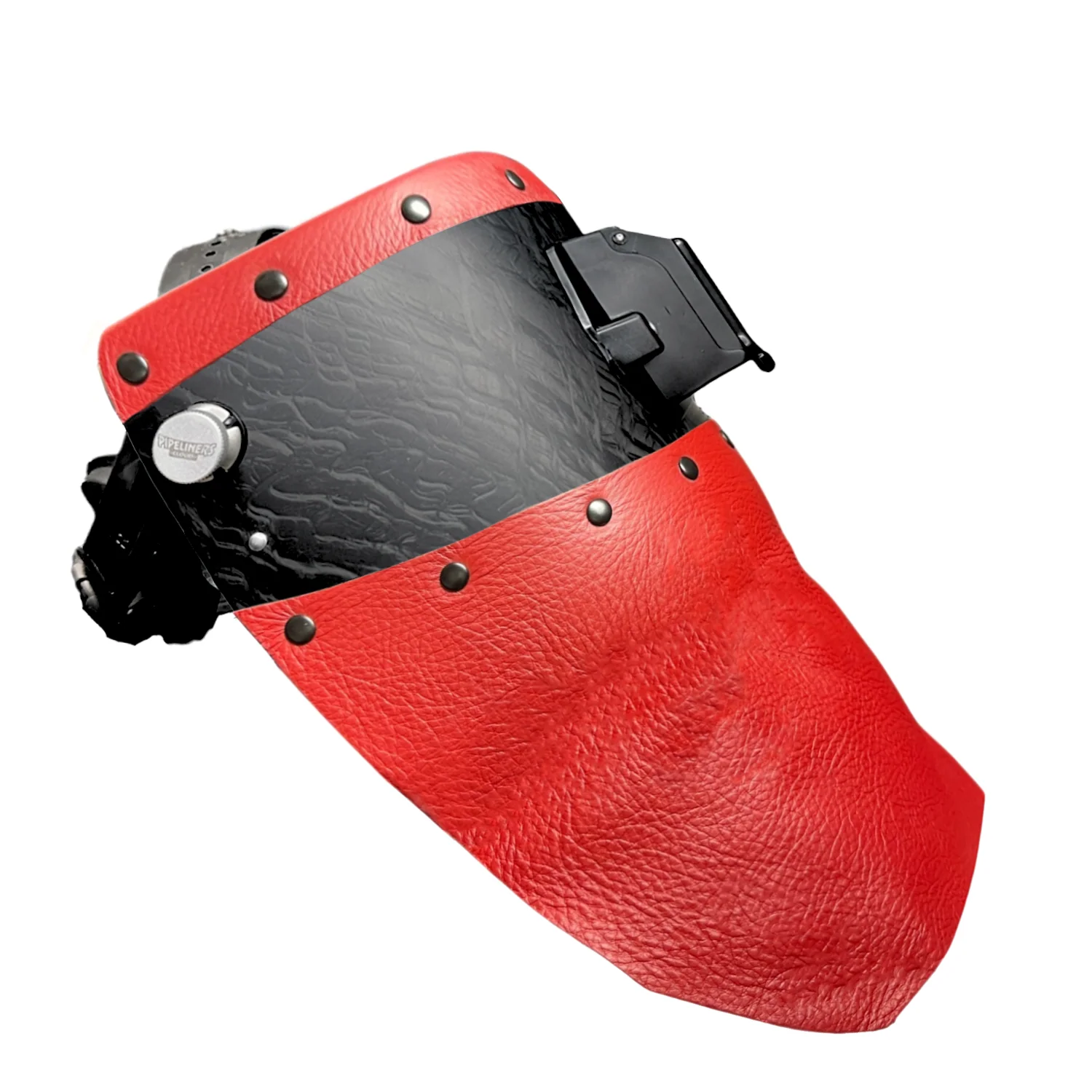 Corn Silk Carbon Fiber Chopped Top & Bottom Leather Welding Hood - Image 10