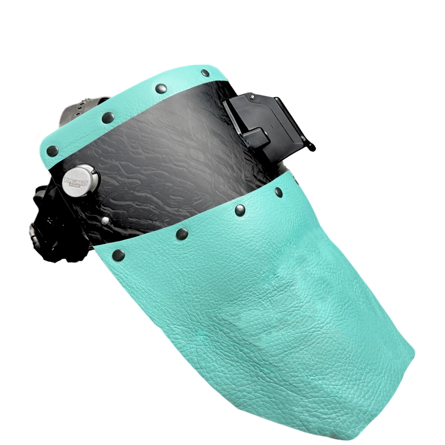 Corn Silk Carbon Fiber Chopped Top & Bottom Leather Welding Hood - Image 12