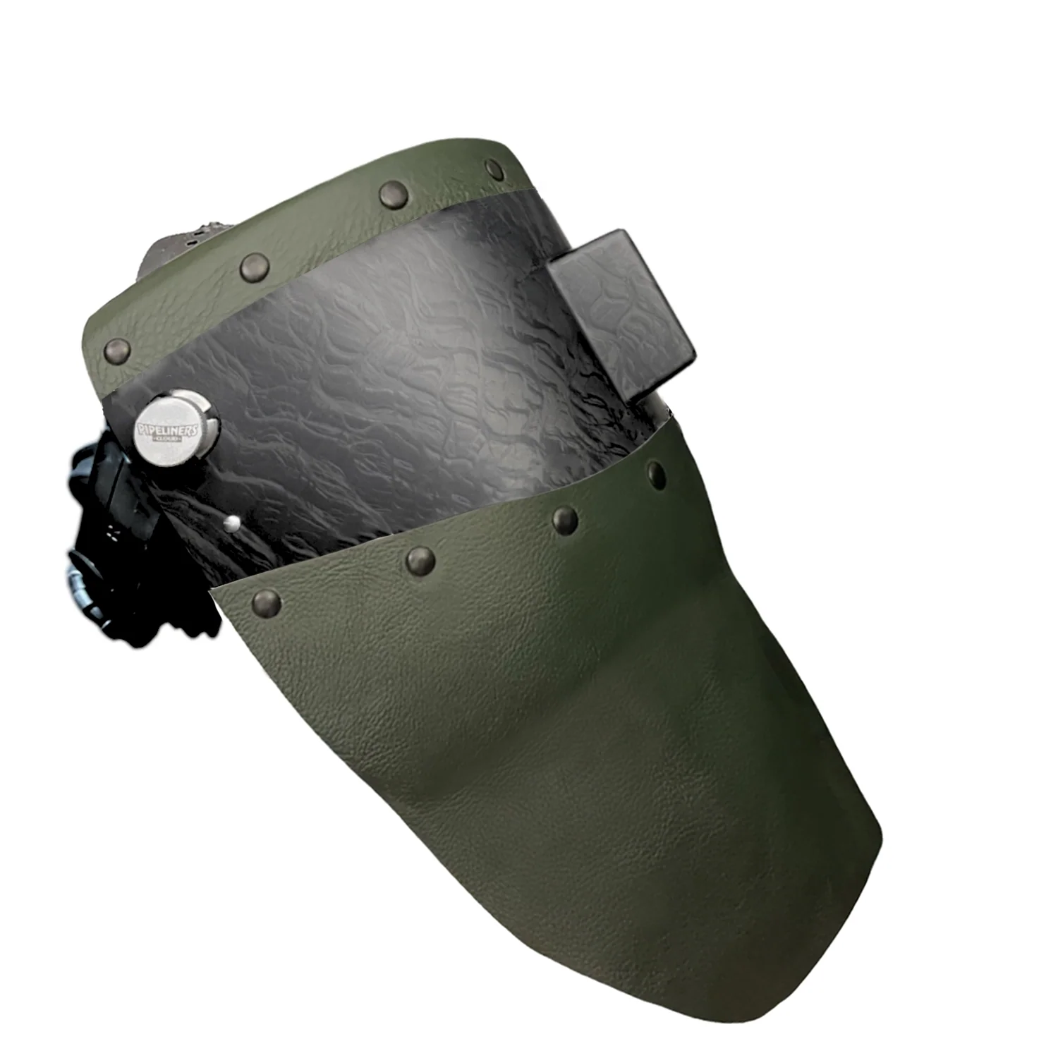 Corn Silk Carbon Fiber Chopped Top & Bottom Leather Welding Hood - Image 22