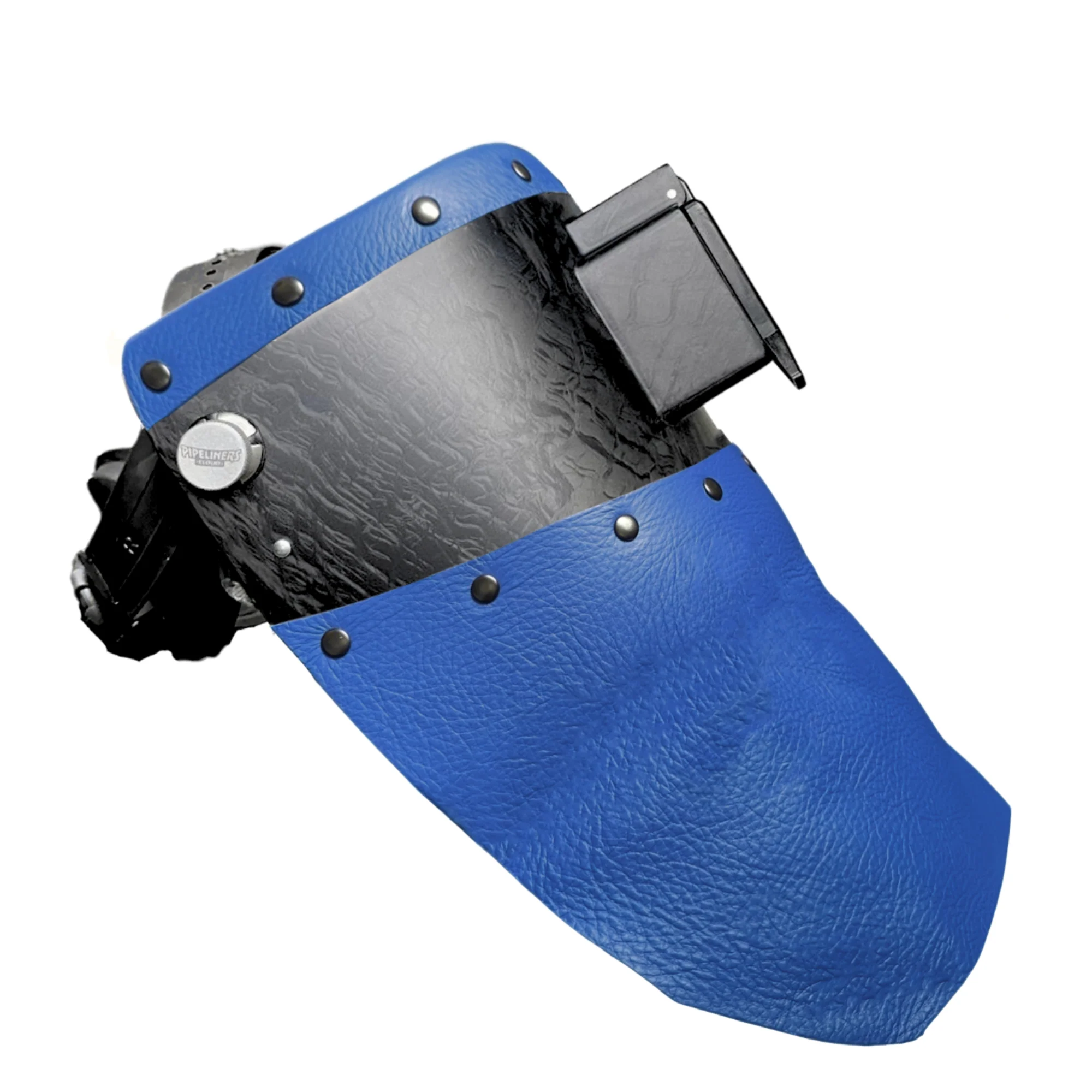 Corn Silk Carbon Fiber Chopped Top & Bottom Leather Welding Hood - Image 30