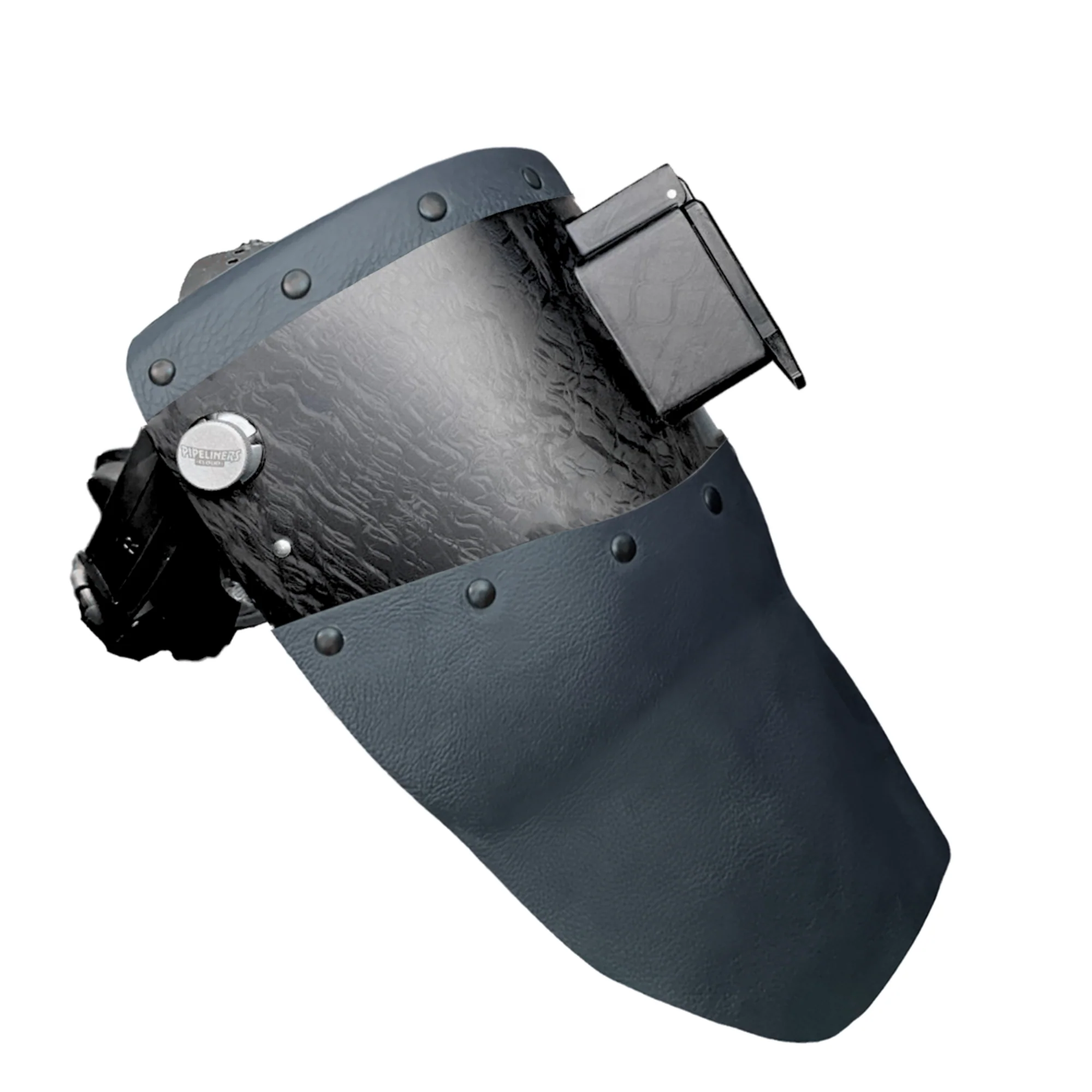 Corn Silk Carbon Fiber Chopped Top & Bottom Leather Welding Hood - Image 31