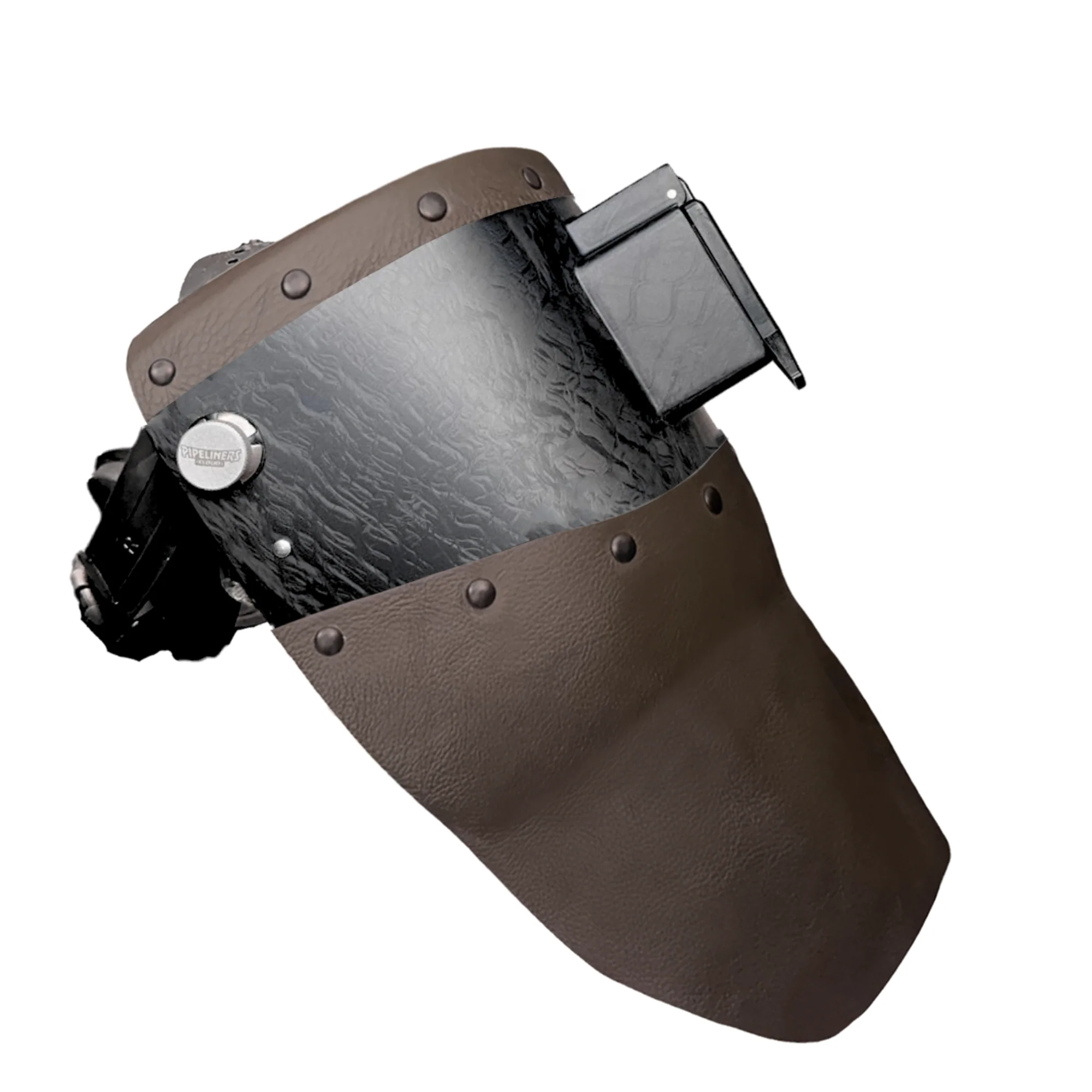 Corn Silk Carbon Fiber Chopped Top & Bottom Leather Welding Hood - Image 32