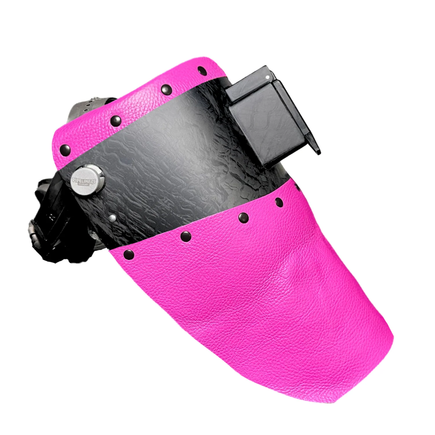 Corn Silk Carbon Fiber Chopped Top & Bottom Leather Welding Hood - Image 40