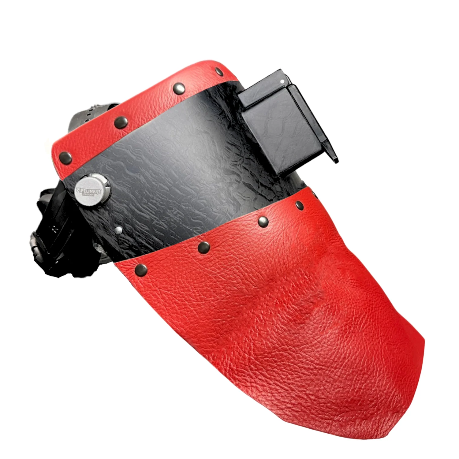 Corn Silk Carbon Fiber Chopped Top & Bottom Leather Welding Hood - Image 43