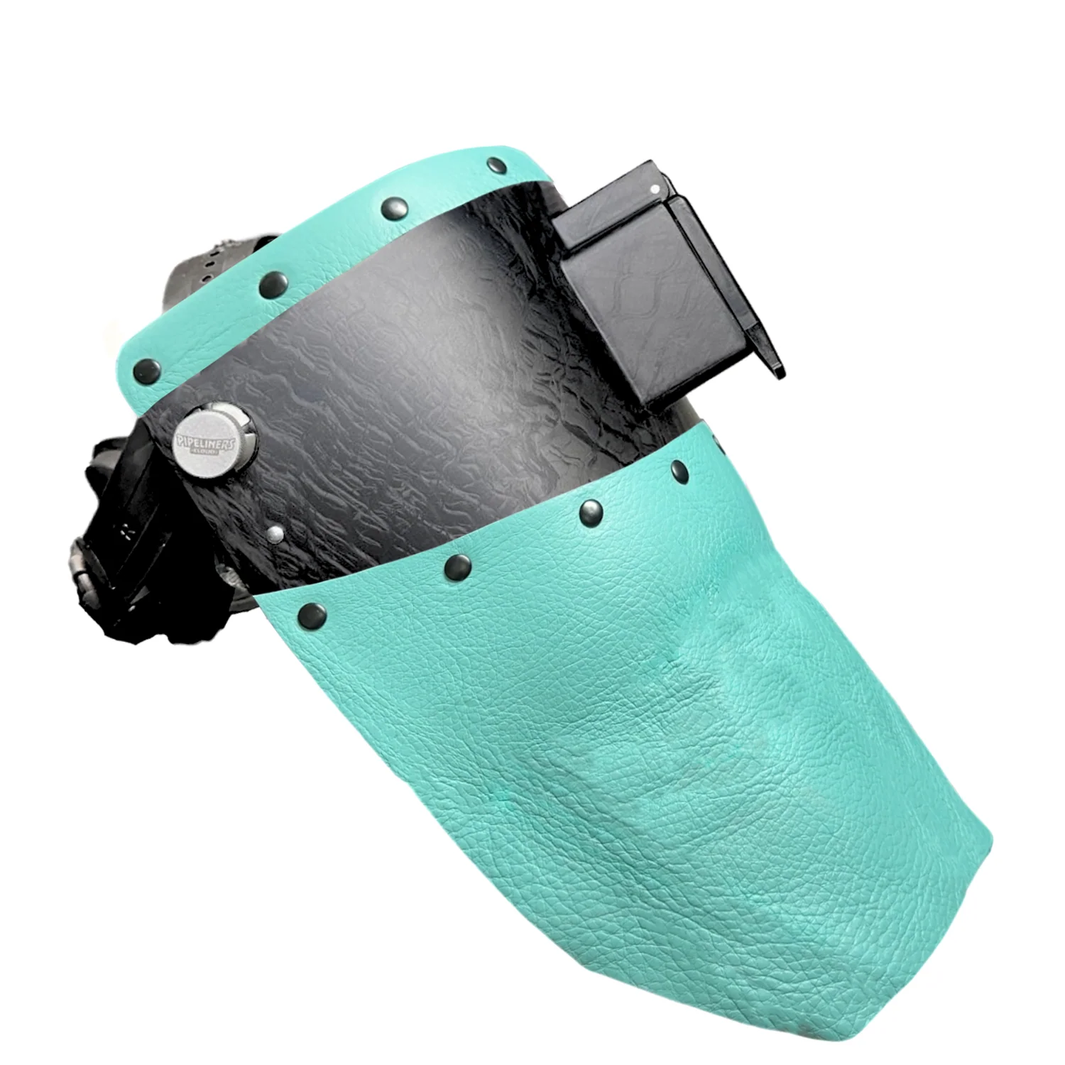 Corn Silk Carbon Fiber Chopped Top & Bottom Leather Welding Hood - Image 45