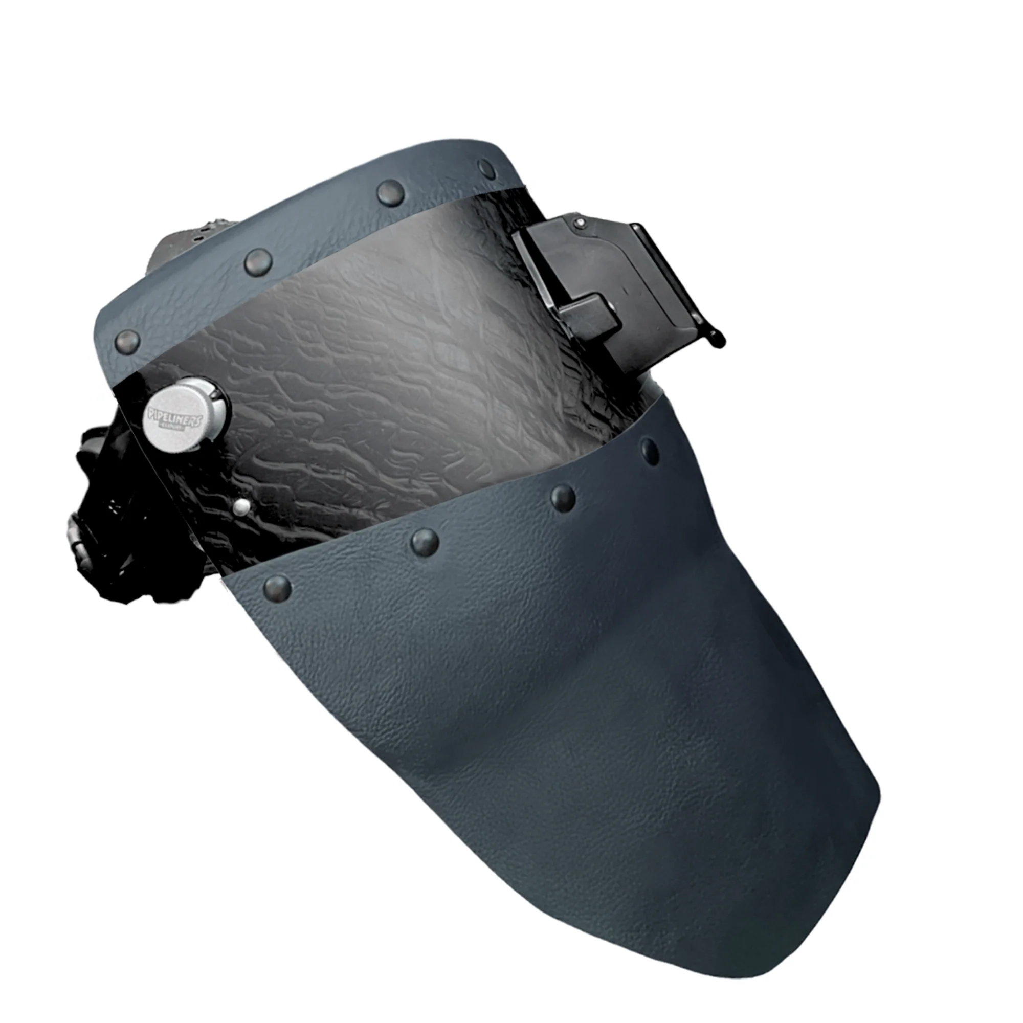 Corn Silk Carbon Fiber Chopped Top & Bottom Leather Welding Hood - Image 51