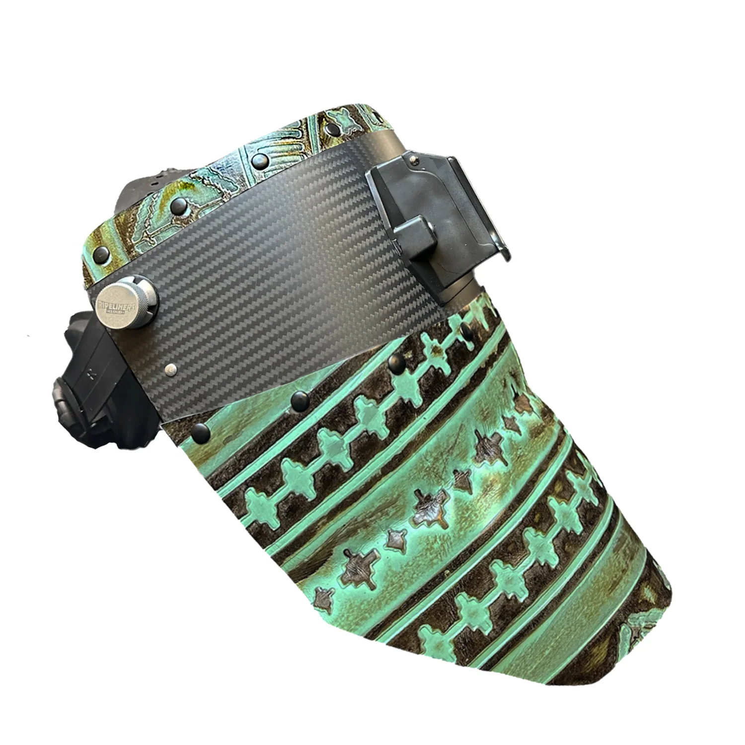 Chopped Top & Bottom Carbon Fiber Welding Hood - Image 19