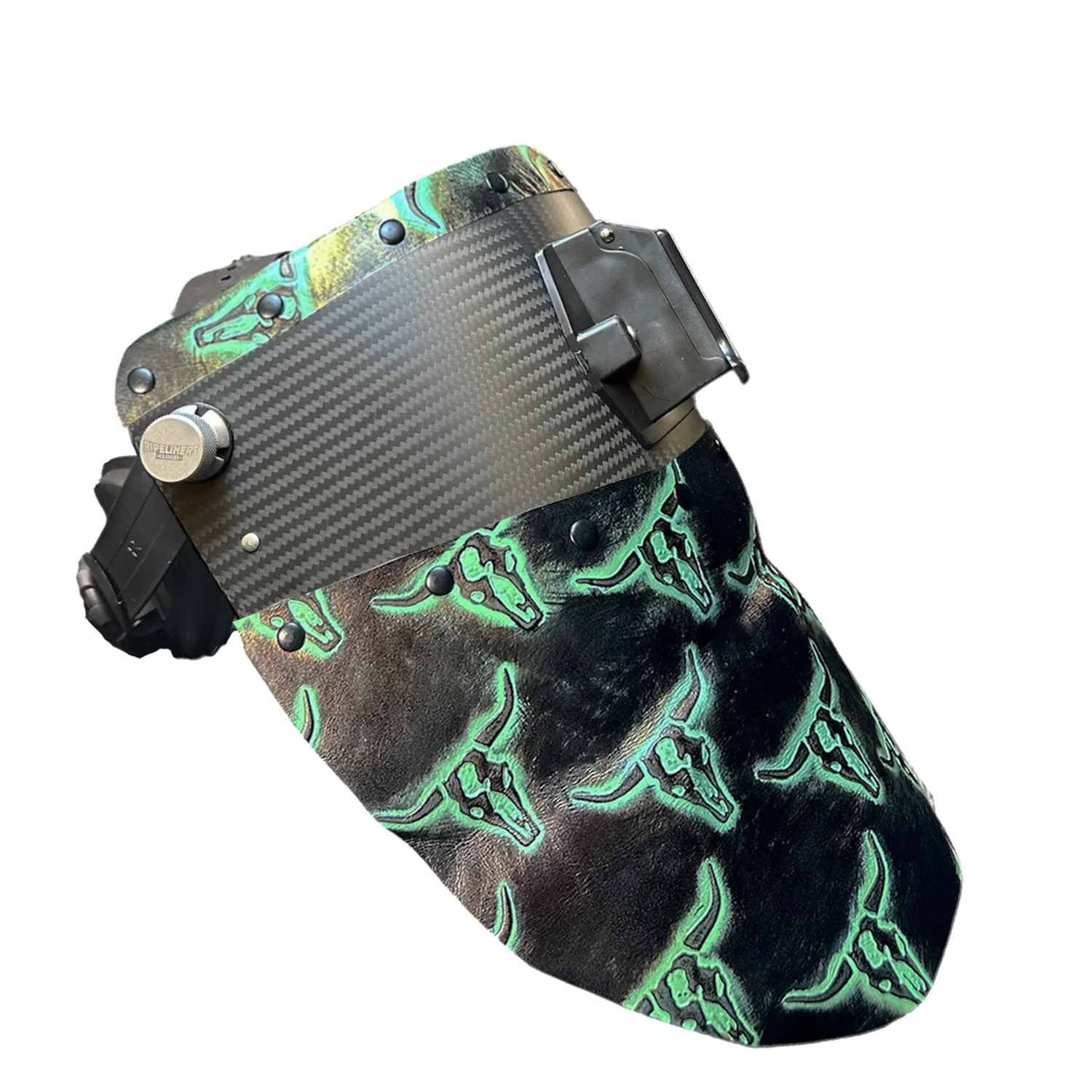 Chopped Top & Bottom Carbon Fiber Welding Hood - Image 22