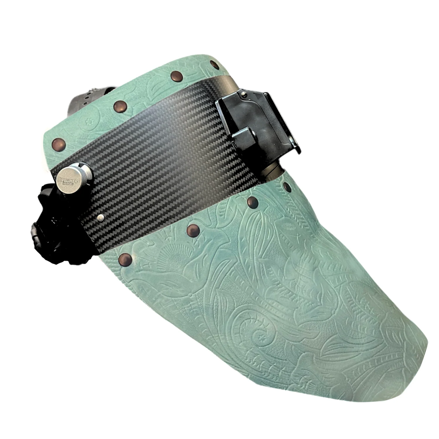 Chopped Top & Bottom Carbon Fiber Welding Hood - Image 3