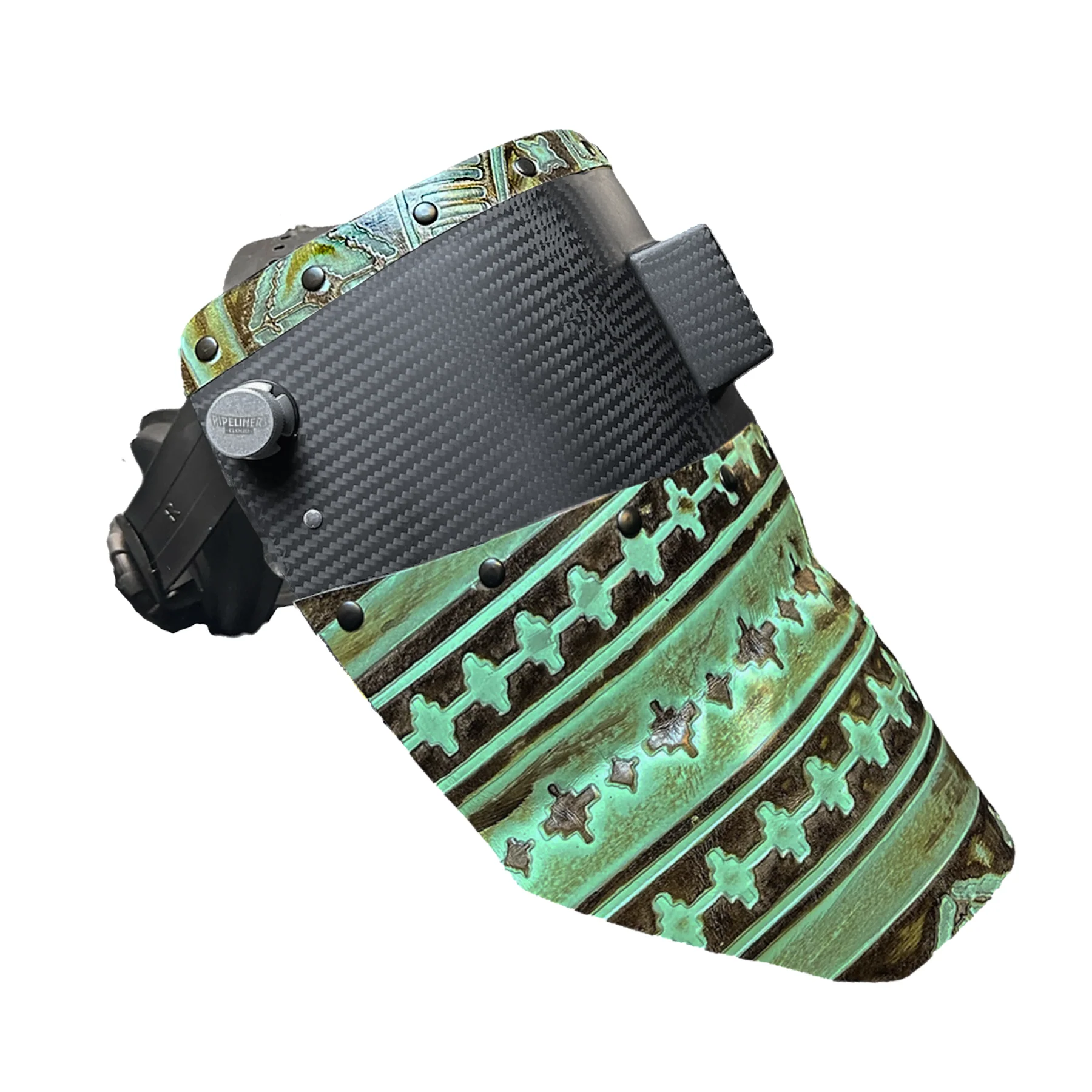 Chopped Top & Bottom Carbon Fiber Welding Hood - Image 42