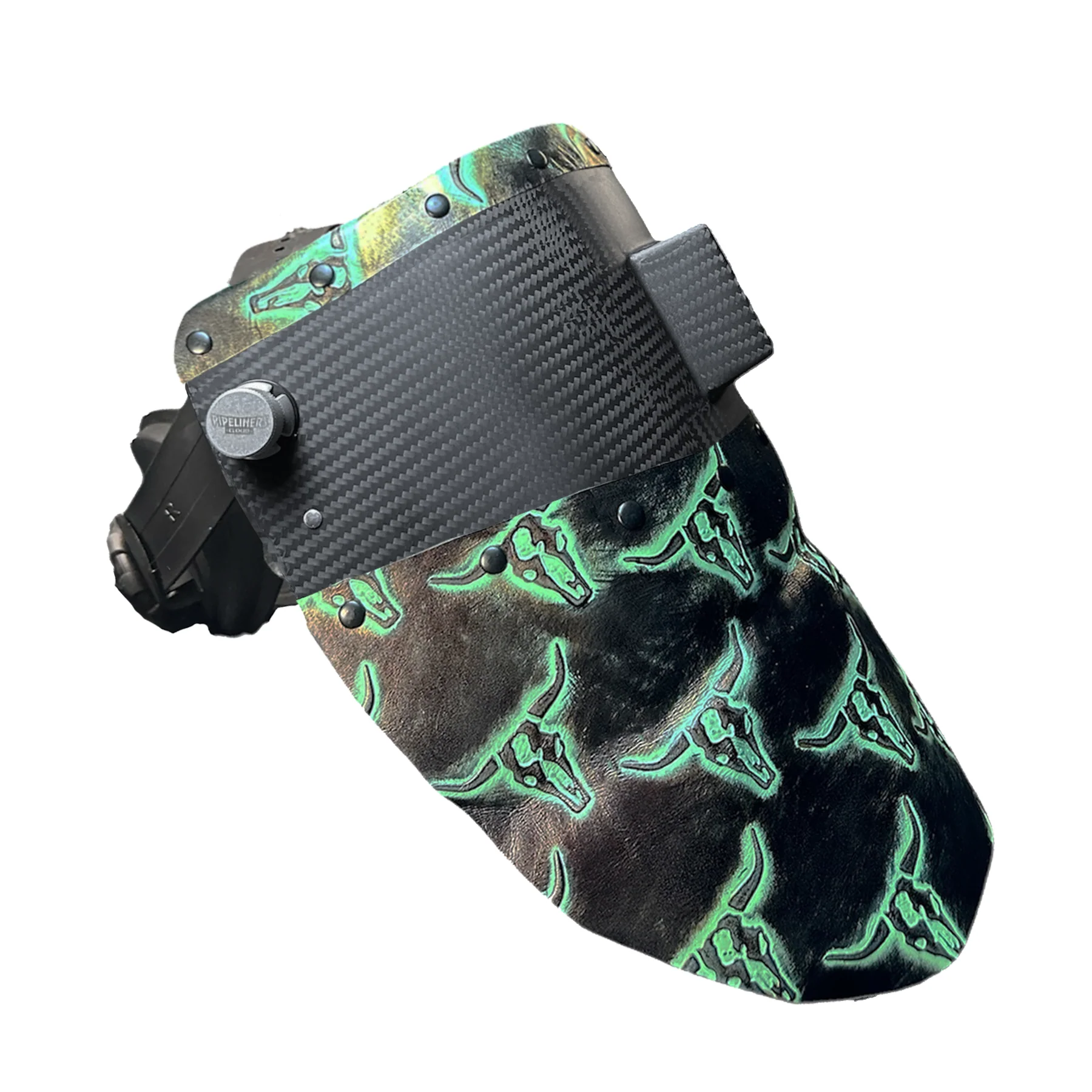 Chopped Top & Bottom Carbon Fiber Welding Hood - Image 45