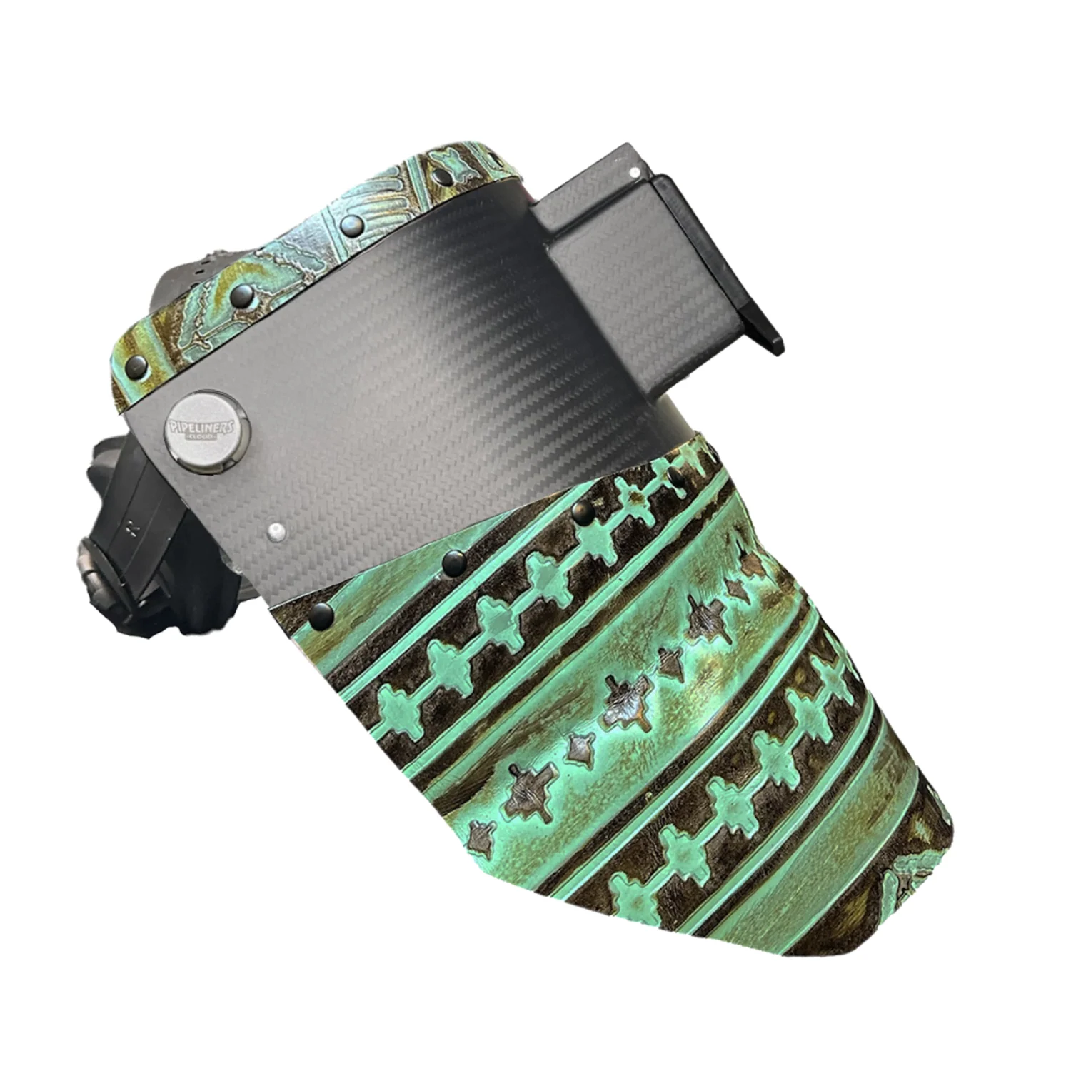 Chopped Top & Bottom Carbon Fiber Welding Hood - Image 60