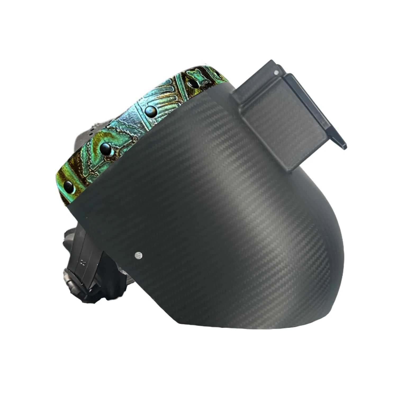 Chopped Top Carbon Fiber Welding Hood - Image 58