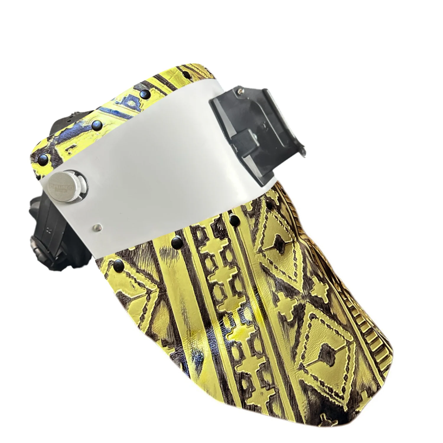 Chopped Top & Bottom Finer Pipeliner Welding Hood - Image 46