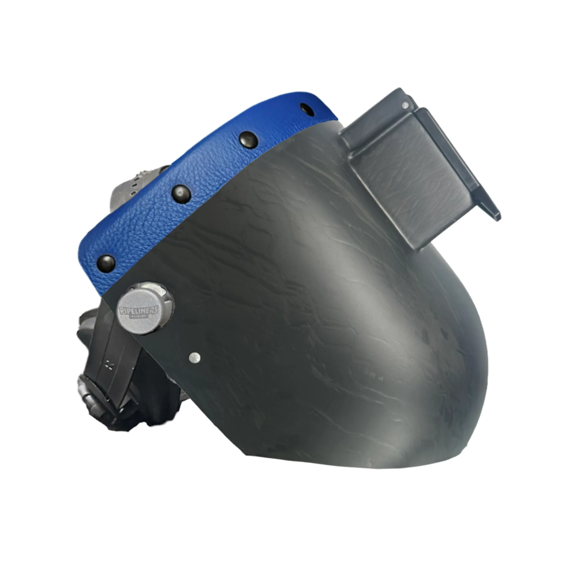 Corn Silk Carbon Fiber Chopped Top Leather Welding Hood - Image 46