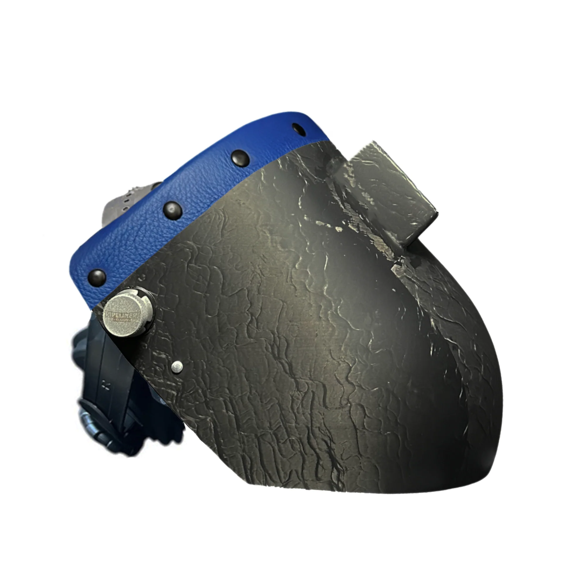 Corn Silk Carbon Fiber Chopped Top Leather Welding Hood - Image 47