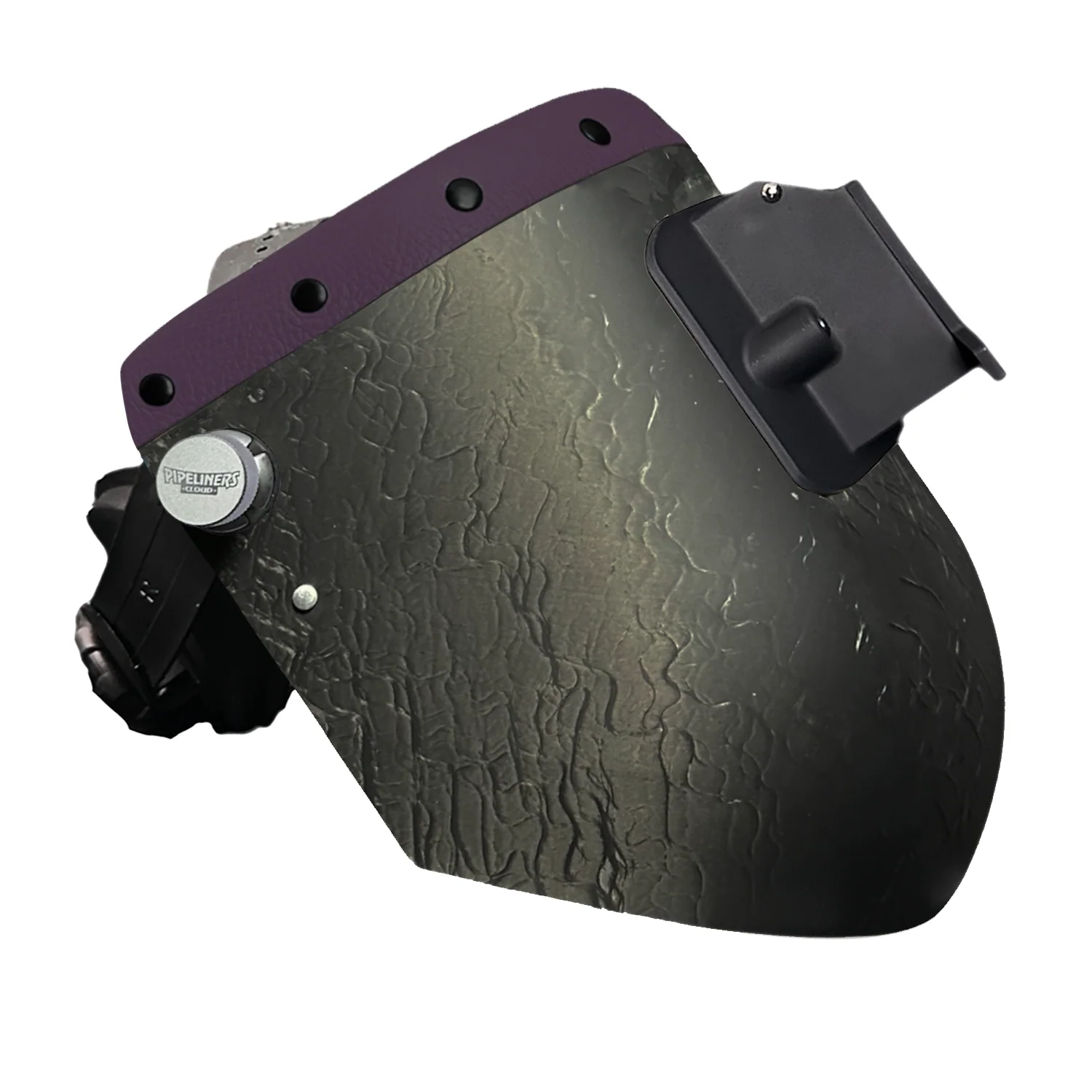 Corn Silk Carbon Fiber Chopped Top Leather Welding Hood - Image 54