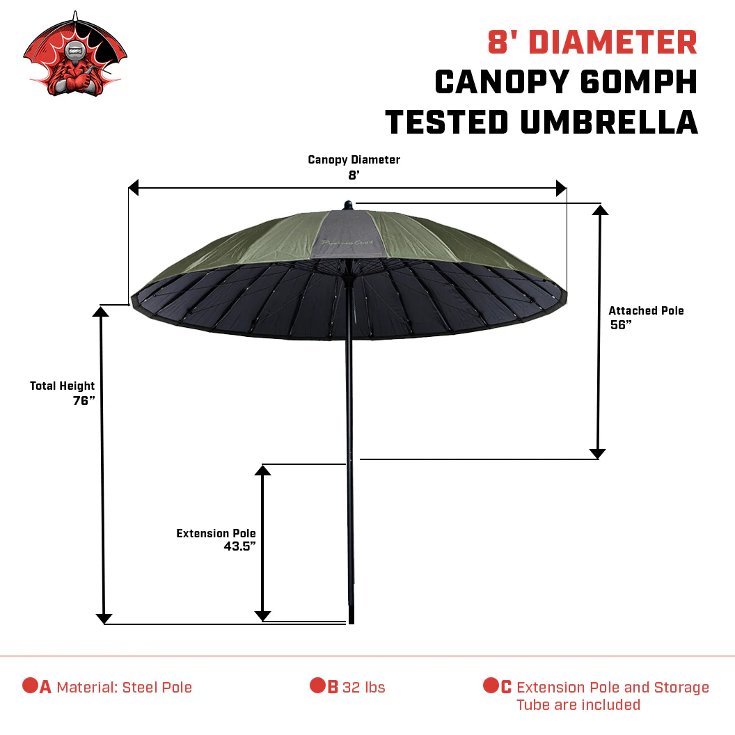 8’ Heavy Duty Umbrella - Image 3