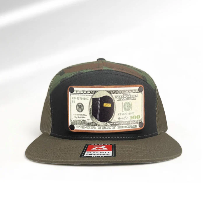 Customizable $100 Pancake Hood Leather Patch - Image 10