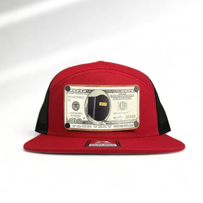 Customizable $100 Pancake Hood Leather Patch - Image 4