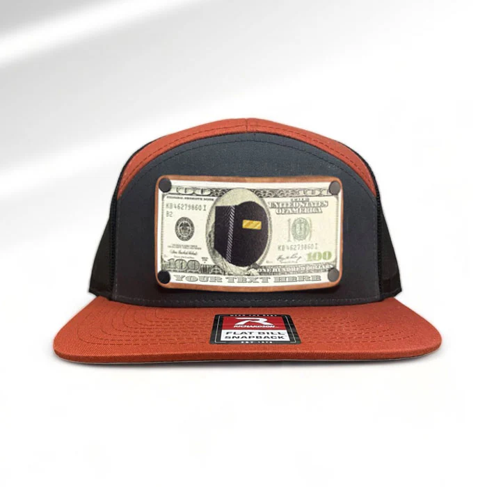 Customizable $100 Pancake Hood Leather Patch - Image 5