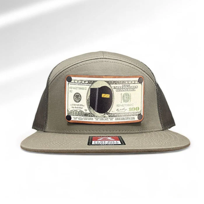 Customizable $100 Pancake Hood Leather Patch - Image 6