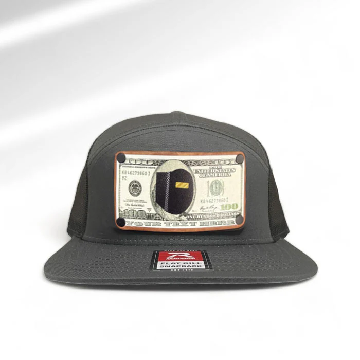 Customizable $100 Pancake Hood Leather Patch - Image 7