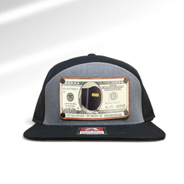 Customizable $100 Pancake Hood Leather Patch - Image 8