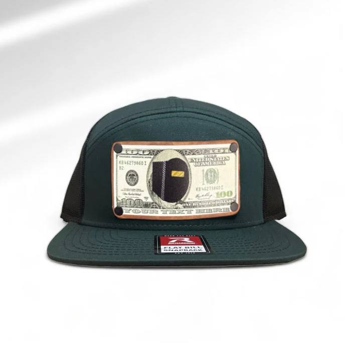 Customizable $100 Pancake Hood Leather Patch - Image 9