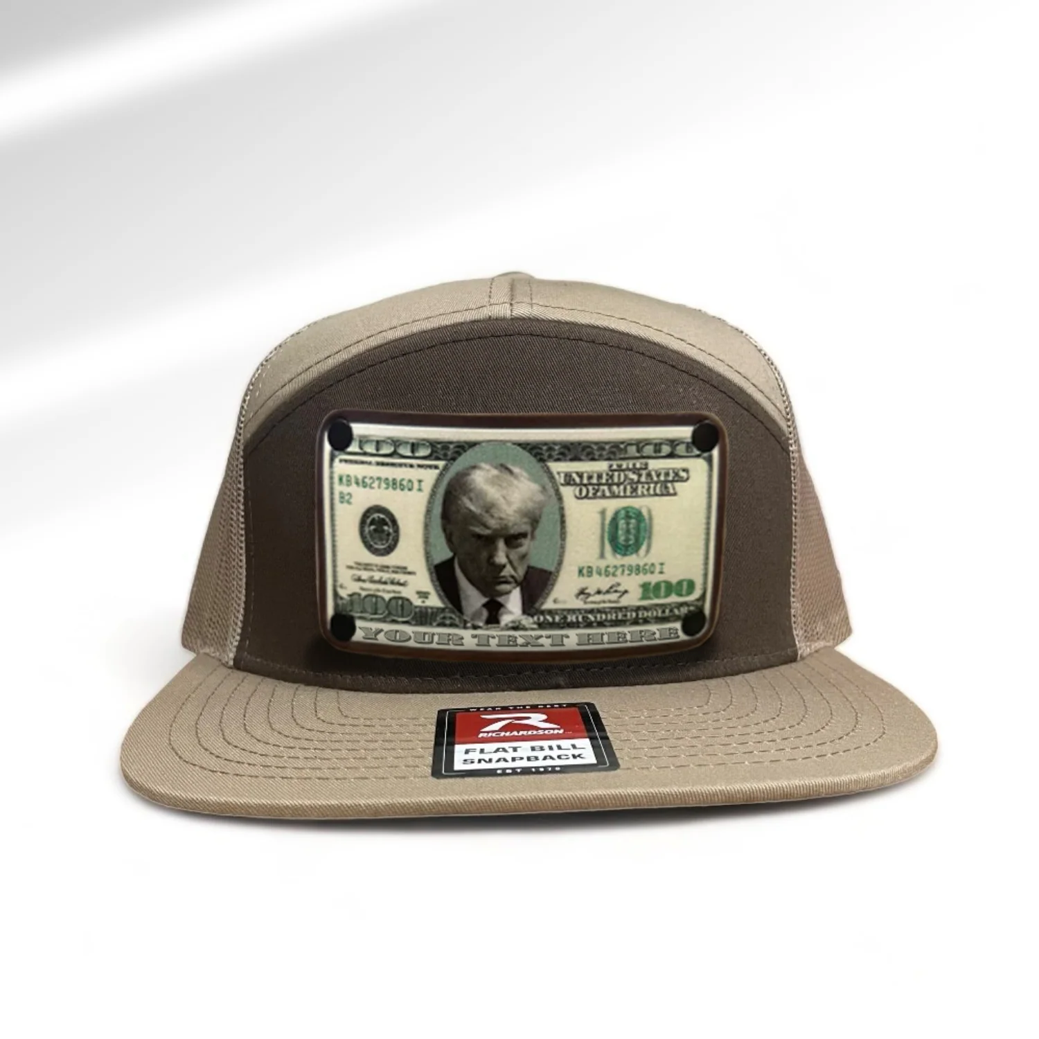 Customizable $100 Trump Leather Patch - Image 3