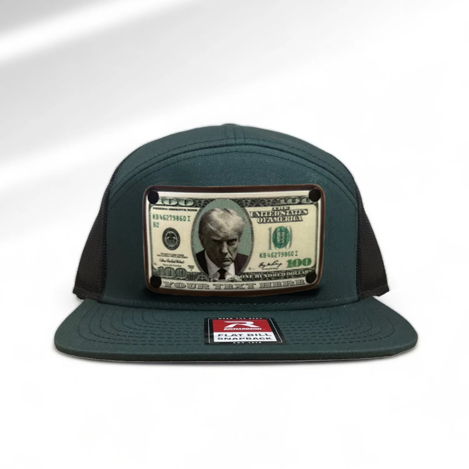 Customizable $100 Trump Leather Patch - Image 5