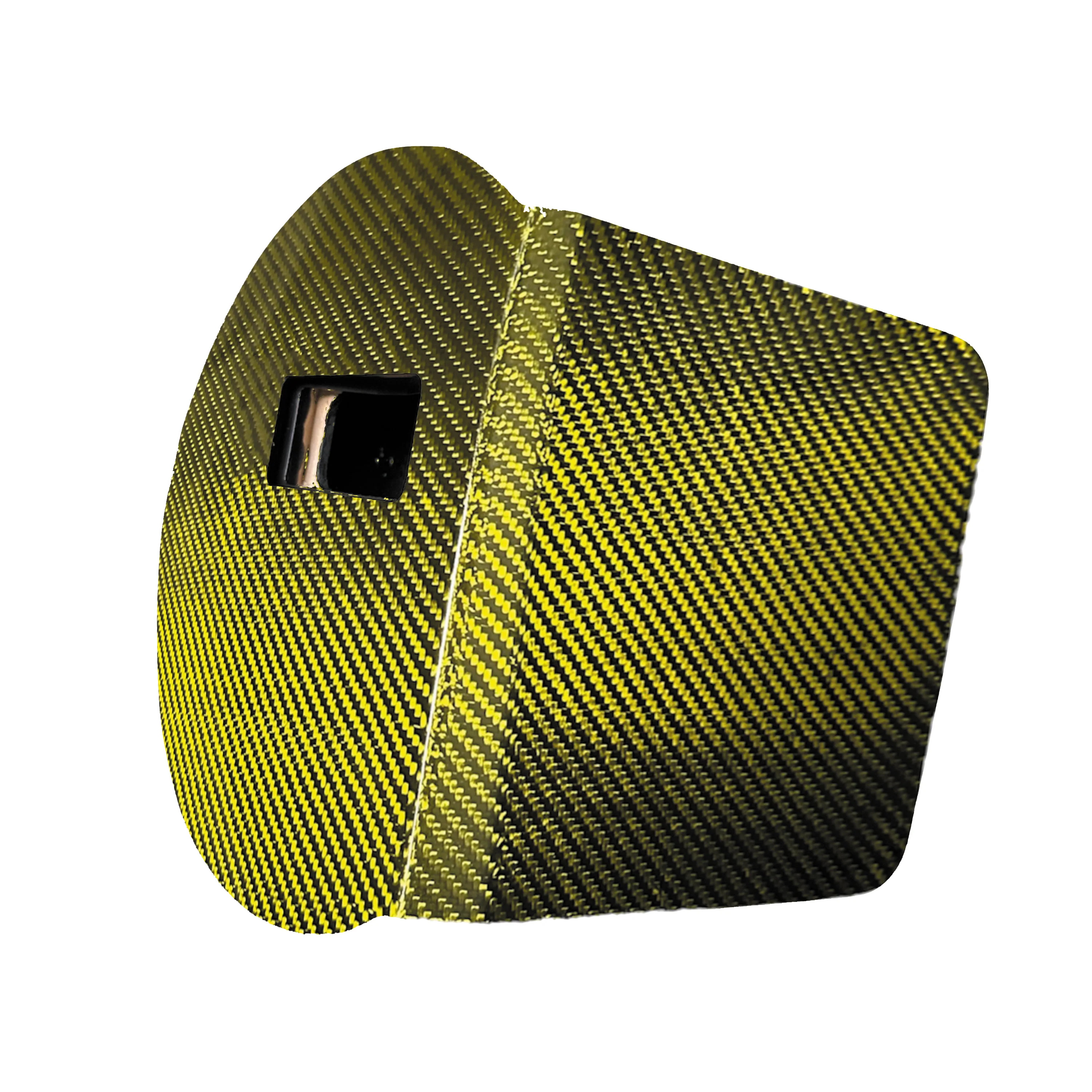 Candy Painted "UNO" Carbon Fiber Pancake Welding Hood - Image 3