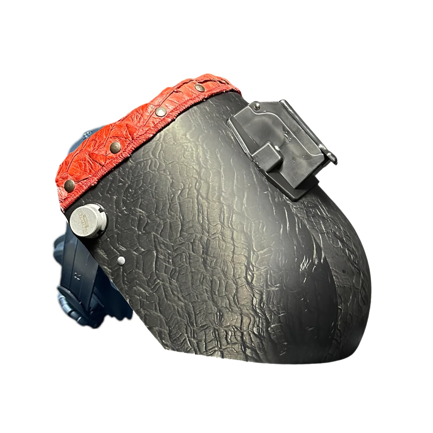 Pirarucu/Fish Chopped Top Leather Corn Silk Welding Hood - Image 4