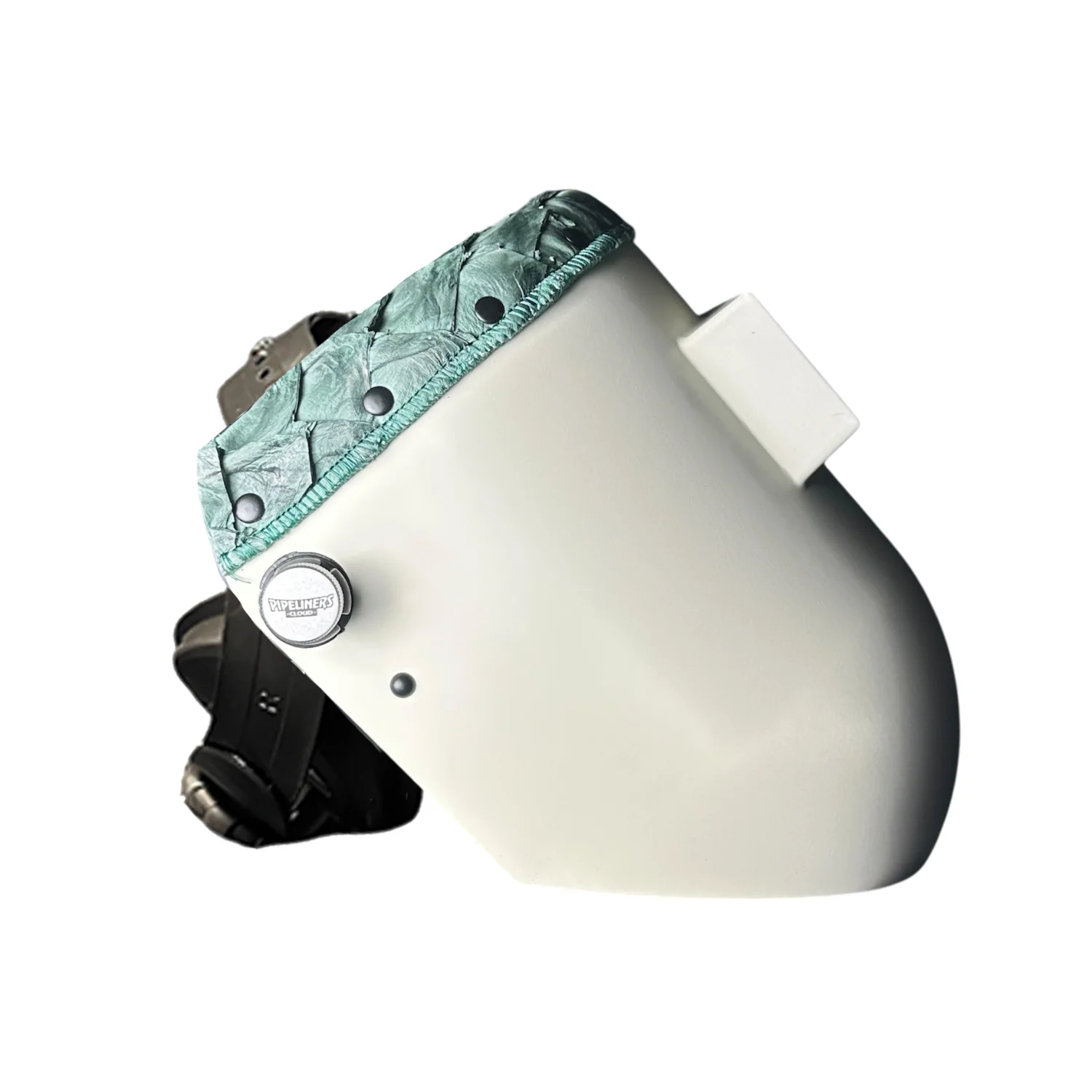 Pirarucu/Fish Chopped Top Leather Finer Pipeliner Welding Hood - Image 13