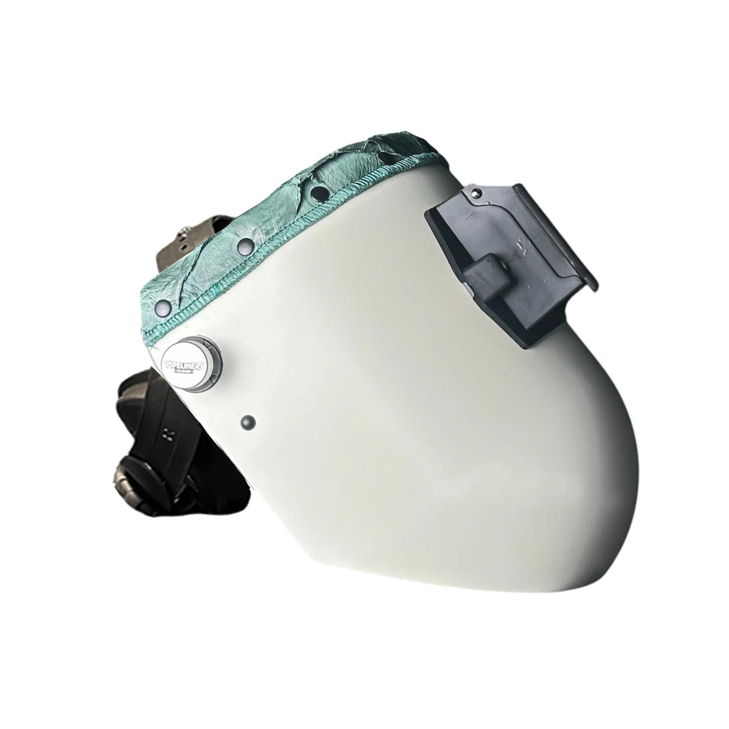 Pirarucu/Fish Chopped Top Leather Finer Pipeliner Welding Hood - Image 14