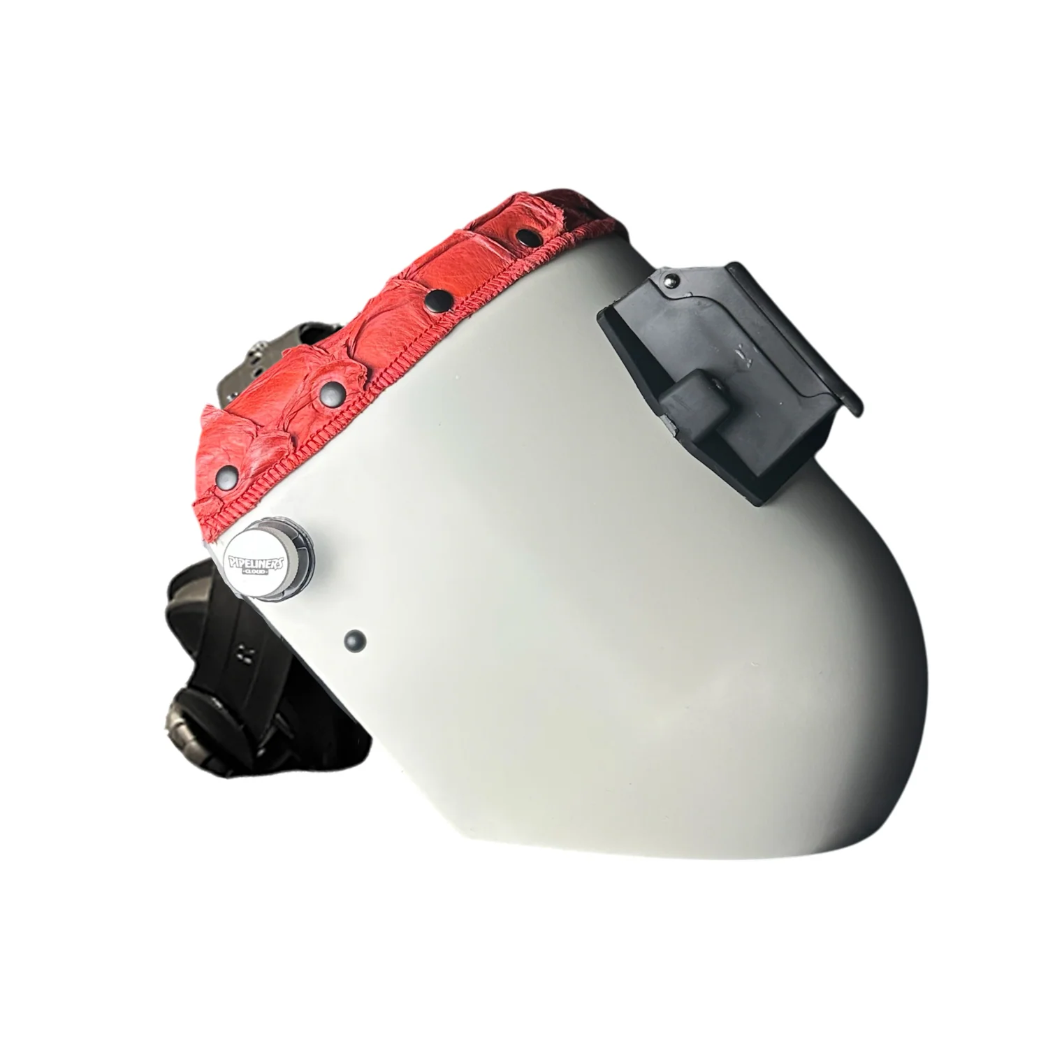 Pirarucu/Fish Chopped Top Leather Finer Pipeliner Welding Hood - Image 16