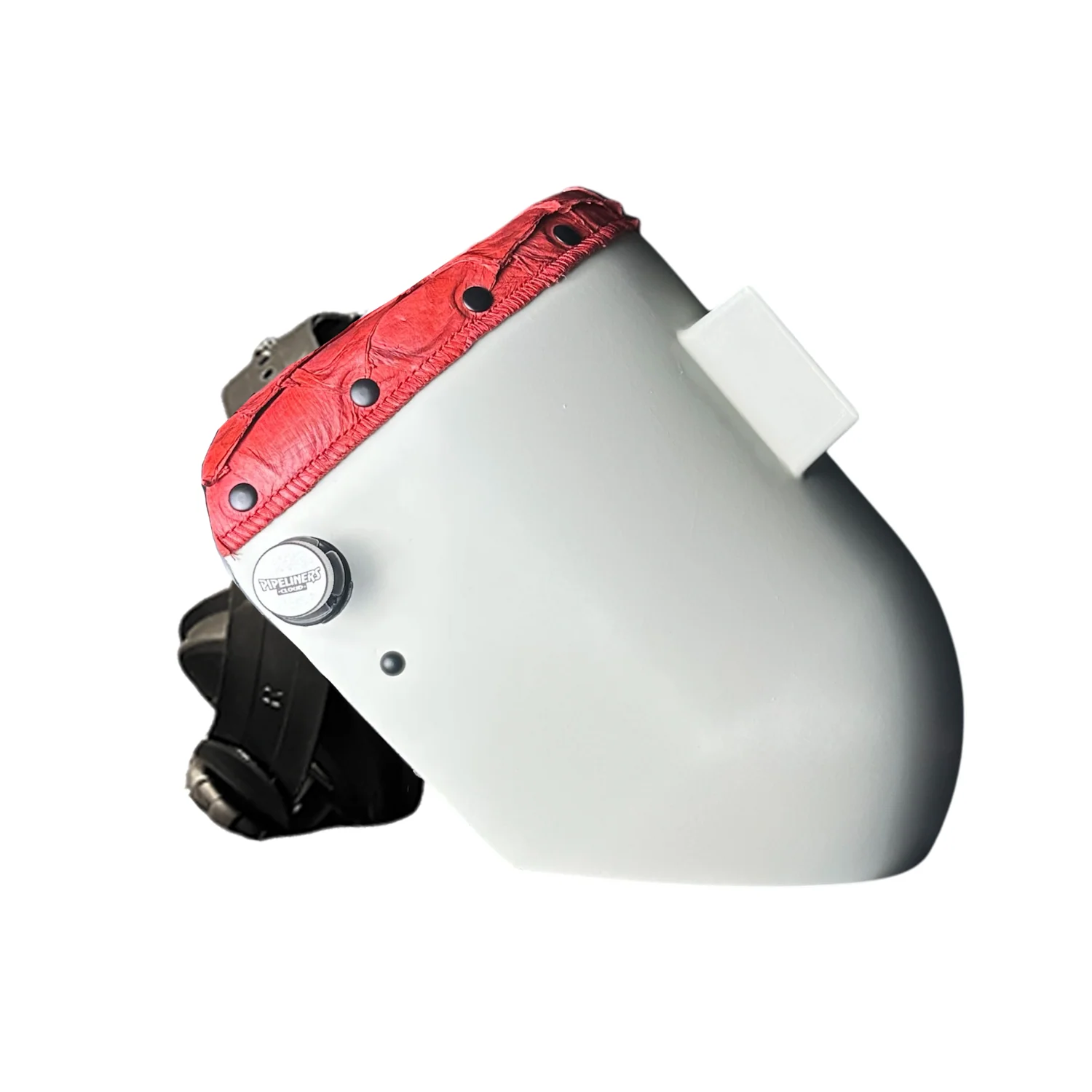 Pirarucu/Fish Chopped Top Leather Finer Pipeliner Welding Hood - Image 17