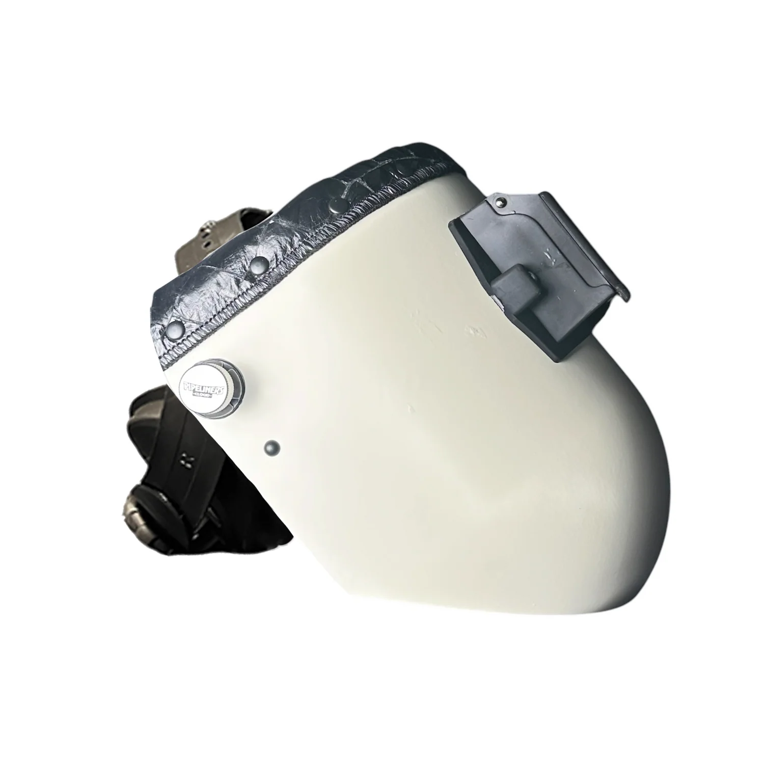 Pirarucu/Fish Chopped Top Leather Finer Pipeliner Welding Hood - Image 22