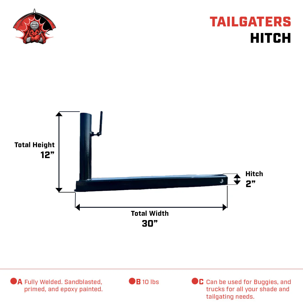 Tailgater Hitch Umbrella Holder - Image 5